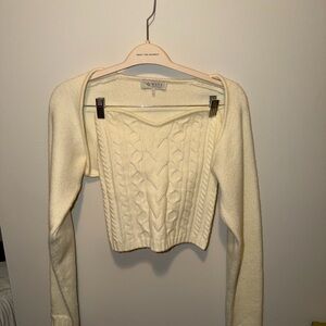 Wayf Cream Knit Sweater